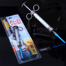 Load image into Gallery viewer, Game PUBG Epinephrine Syringe Playerunknown's Battlegrounds Cosplay Costumes Props Alloy Armor Model Key Chain Keychain