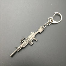 Load image into Gallery viewer, 2018 Hot Game 16 Styles PUBG CS GO Weapon Keychains AK47 Gun Model 98K Sniper Rifle Key Chain Ring for Men Gifts Souvenirs 6CM