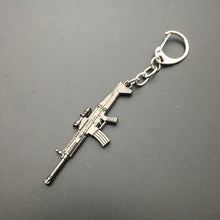Load image into Gallery viewer, 2018 Hot Game 16 Styles PUBG CS GO Weapon Keychains AK47 Gun Model 98K Sniper Rifle Key Chain Ring for Men Gifts Souvenirs 6CM