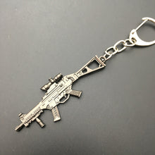 Load image into Gallery viewer, 2018 Hot Game 16 Styles PUBG CS GO Weapon Keychains AK47 Gun Model 98K Sniper Rifle Key Chain Ring for Men Gifts Souvenirs 6CM