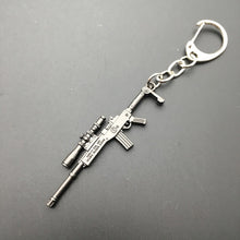 Load image into Gallery viewer, 2018 Hot Game 16 Styles PUBG CS GO Weapon Keychains AK47 Gun Model 98K Sniper Rifle Key Chain Ring for Men Gifts Souvenirs 6CM