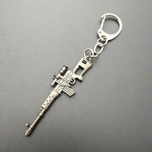 Load image into Gallery viewer, 2018 Hot Game 16 Styles PUBG CS GO Weapon Keychains AK47 Gun Model 98K Sniper Rifle Key Chain Ring for Men Gifts Souvenirs 6CM