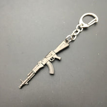 Load image into Gallery viewer, 2018 Hot Game 16 Styles PUBG CS GO Weapon Keychains AK47 Gun Model 98K Sniper Rifle Key Chain Ring for Men Gifts Souvenirs 6CM