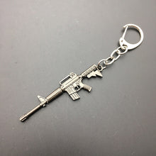 Load image into Gallery viewer, 2018 Hot Game 16 Styles PUBG CS GO Weapon Keychains AK47 Gun Model 98K Sniper Rifle Key Chain Ring for Men Gifts Souvenirs 6CM