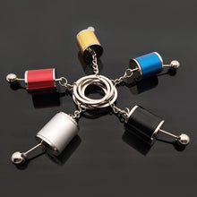 Load image into Gallery viewer, Car Key Ring Chain Car Metal Modified Keychain Keyfob Stick Shift Keychain Gear Shift Knob Type Freely Shifting Pendant