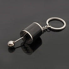 Load image into Gallery viewer, Car Key Ring Chain Car Metal Modified Keychain Keyfob Stick Shift Keychain Gear Shift Knob Type Freely Shifting Pendant