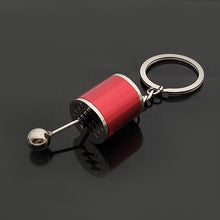 Load image into Gallery viewer, Car Key Ring Chain Car Metal Modified Keychain Keyfob Stick Shift Keychain Gear Shift Knob Type Freely Shifting Pendant