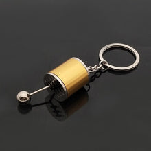 Load image into Gallery viewer, Car Key Ring Chain Car Metal Modified Keychain Keyfob Stick Shift Keychain Gear Shift Knob Type Freely Shifting Pendant