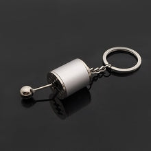 Load image into Gallery viewer, Car Key Ring Chain Car Metal Modified Keychain Keyfob Stick Shift Keychain Gear Shift Knob Type Freely Shifting Pendant