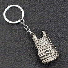 Load image into Gallery viewer, 2018 PUBG Copper Keychain Helmet And Guns 98K Game Fans Key Chains Ring Glitter Llaveros For PUBG Fans Chaveiro