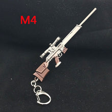 Load image into Gallery viewer, 2018 PUBG Copper Keychain Helmet And Guns 98K Game Fans Key Chains Ring Glitter Llaveros For PUBG Fans Chaveiro