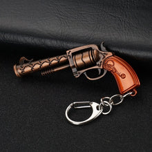Load image into Gallery viewer, 2019 New PUBG FPS Game Player Unknown Battle Grounds 3D Keychain Weapon Gun Car Revolver eat chicken game Men Women car keychain