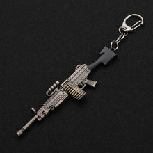 Load image into Gallery viewer, 2019 New PUBG FPS Game Player Unknown Battle Grounds 3D Keychain Weapon Gun Car Revolver eat chicken game Men Women car keychain