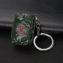 Load image into Gallery viewer, 2019 New PUBG FPS Game Player Unknown Battle Grounds 3D Keychain Weapon Gun Car Revolver eat chicken game Men Women car keychain
