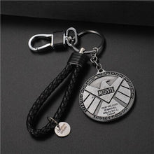 Load image into Gallery viewer, Marvel Avengers Thor's Hammer Mjolnir Keychain Captain America Shield Hulk Batman Mask KeyChain Keyrings Drop Shipping Wholesale