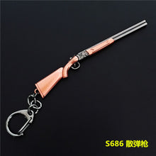 Load image into Gallery viewer, 2019 Hot Game 14 Styles PUBG CS GO Weapon Keychains AK47 Gun Model 98K Sniper Rifle Key Chain Ring for Men Gifts Souvenirs 10CM