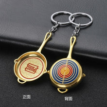 Load image into Gallery viewer, The popular PUBG Arms Mini Model Metal Keychains Helmet 98K Backpack Pan Key Ring Car Purse Men Key Chains Holder Trinkets Gift