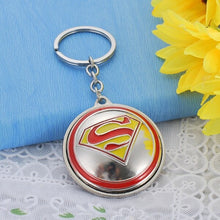 Load image into Gallery viewer, 2019 Marvel  Avengers Captain America Keychain Superhero Star Shield Pendant Keyring Fashion Car Key Chains For Men Accessories