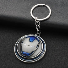 Load image into Gallery viewer, 2019 Marvel  Avengers Captain America Keychain Superhero Star Shield Pendant Keyring Fashion Car Key Chains For Men Accessories