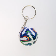 Load image into Gallery viewer, 3D Sports Football Key Chains Souvenirs PU Leather Keyring for Men Soccer Fans Keychain Pendant Boyfriend Gifts
