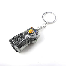 Load image into Gallery viewer, Thanos Infinity Glove Gauntlet Beer Bottle Opener Keychain Marvel Avengers 3 Infinity War 3D Pendant Key Chain for Men Jewelry