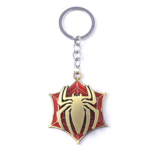 Load image into Gallery viewer, Marvel Avengers Super Hero Spiderman Keychain For Men Women Rotatable Metal Keyring Men Car Women Bag Accessories
