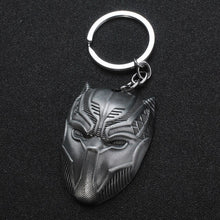 Load image into Gallery viewer, Marvel Avengers Black Panther Keychain for Men Metal Model Keyring Pendant Jewelry Accessories