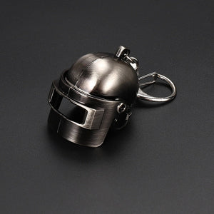 Keychain Playerunknown Battlefield Level 3 Helmet Backpack Saucepan Alloy Cosplay Props Accessories For Game PUBG