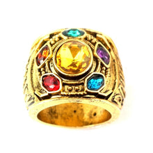 Load image into Gallery viewer, M2 Marvel Avengers Endgame Thanos Weapons Double-edged Sword Keychain Glove Gauntlet Metal Keyring Men Car Women Bag Accessories