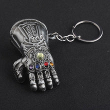 Load image into Gallery viewer, M2 Marvel Avengers Endgame Thanos Weapons Double-edged Sword Keychain Glove Gauntlet Metal Keyring Men Car Women Bag Accessories