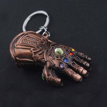Load image into Gallery viewer, M2 Marvel Avengers Endgame Thanos Weapons Double-edged Sword Keychain Glove Gauntlet Metal Keyring Men Car Women Bag Accessories