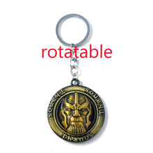 Load image into Gallery viewer, M2 Marvel Avengers Endgame Thanos Weapons Double-edged Sword Keychain Glove Gauntlet Metal Keyring Men Car Women Bag Accessories