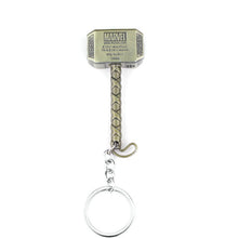 Load image into Gallery viewer, The Avengers 4 Marvel Captain Marvel Logo Shield ShaZam Keychain Superhero Thor Key Chains keyring Movie Jewelry Gift For Men