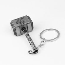 Load image into Gallery viewer, The Avengers 4 Marvel Captain Marvel Logo Shield ShaZam Keychain Superhero Thor Key Chains keyring Movie Jewelry Gift For Men