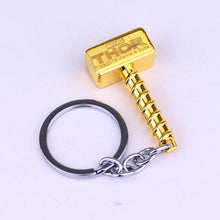 Load image into Gallery viewer, The Avengers 4 Marvel Captain Marvel Logo Shield ShaZam Keychain Superhero Thor Key Chains keyring Movie Jewelry Gift For Men