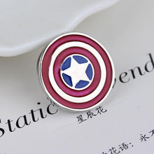 Load image into Gallery viewer, The Avengers 4 Marvel Captain Marvel Logo Shield ShaZam Keychain Superhero Thor Key Chains keyring Movie Jewelry Gift For Men