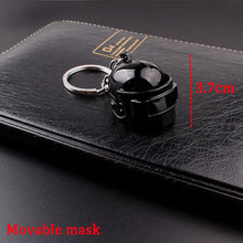 Load image into Gallery viewer, Game PUBG Keychain Cosplay Prop Metal Accessories Pan Backpack Key Ring Helmet 98K Key Chain