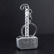 Load image into Gallery viewer, Marvel Avengers Endgame Thor's Hammer Keychain For Men Mjollnir Metal Iron Man Keyring Pendant Jewelry Accessories
