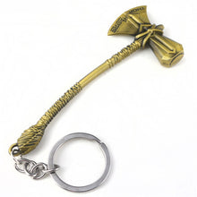 Load image into Gallery viewer, Marvel Avengers Endgame Thor's Hammer Keychain For Men Mjollnir Metal Iron Man Keyring Pendant Jewelry Accessories