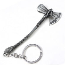 Load image into Gallery viewer, Marvel Avengers Endgame Thor's Hammer Keychain For Men Mjollnir Metal Iron Man Keyring Pendant Jewelry Accessories