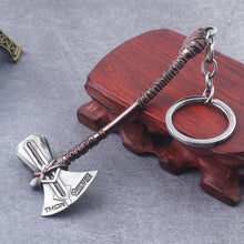 Load image into Gallery viewer, Marvel Avengers Endgame Thor's Hammer Keychain For Men Mjollnir Metal Iron Man Keyring Pendant Jewelry Accessories
