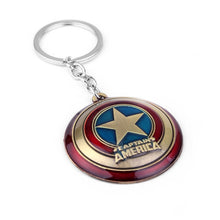 Load image into Gallery viewer, Marvel Avengers Endgame Thor's Hammer Keychain For Men Mjollnir Metal Iron Man Keyring Pendant Jewelry Accessories