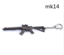 Load image into Gallery viewer, 2018 PUBG Copper Keychain Helmet And Guns 98K Game Fans Key Chains Ring Glitter Llaveros For PUBG Fans Chaveiro