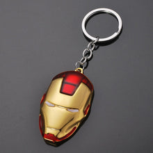 Load image into Gallery viewer, 2019 NEW Marvel Avengers Thor's Hammer Mjolnir Keychain Captain America Shield Hulk Batman Mask KeyChain Keyrings Drop Wholesale