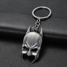 Load image into Gallery viewer, 2019 NEW Marvel Avengers Thor's Hammer Mjolnir Keychain Captain America Shield Hulk Batman Mask KeyChain Keyrings Drop Wholesale