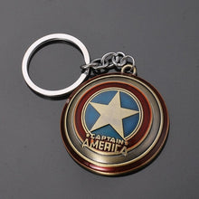 Load image into Gallery viewer, 2019 NEW Marvel Avengers Thor's Hammer Mjolnir Keychain Captain America Shield Hulk Batman Mask KeyChain Keyrings Drop Wholesale