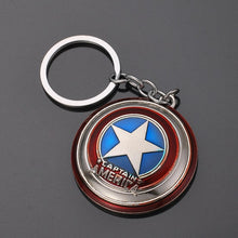 Load image into Gallery viewer, 2019 NEW Marvel Avengers Thor's Hammer Mjolnir Keychain Captain America Shield Hulk Batman Mask KeyChain Keyrings Drop Wholesale