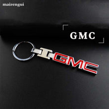 Load image into Gallery viewer, Cool H buckle letter car LOGO key chain for GMC Envoy Canyon Sierra Yukon Safari key ring keychain men bag pendant car asesories