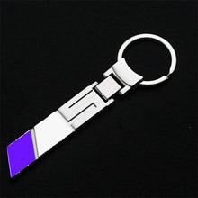 Load image into Gallery viewer, High quality metal car keychain for bmw M3 M5 M6 X3 X5 X6 Z4 Tail model emblem key ring  car accessories