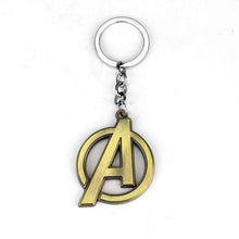 Load image into Gallery viewer, Marvel jewelry Captain Marvel Shield Keychain The Avengers 4 Carol Danvers Iron Man Thor weapon Key Chains for Women Men Jewelry